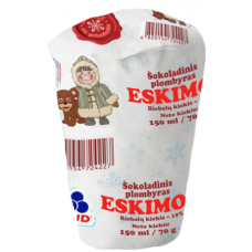 Šokolaadiplombiir Eskimos vahvlitopsis, 140ml/70g/30tk, RUD (-18C)